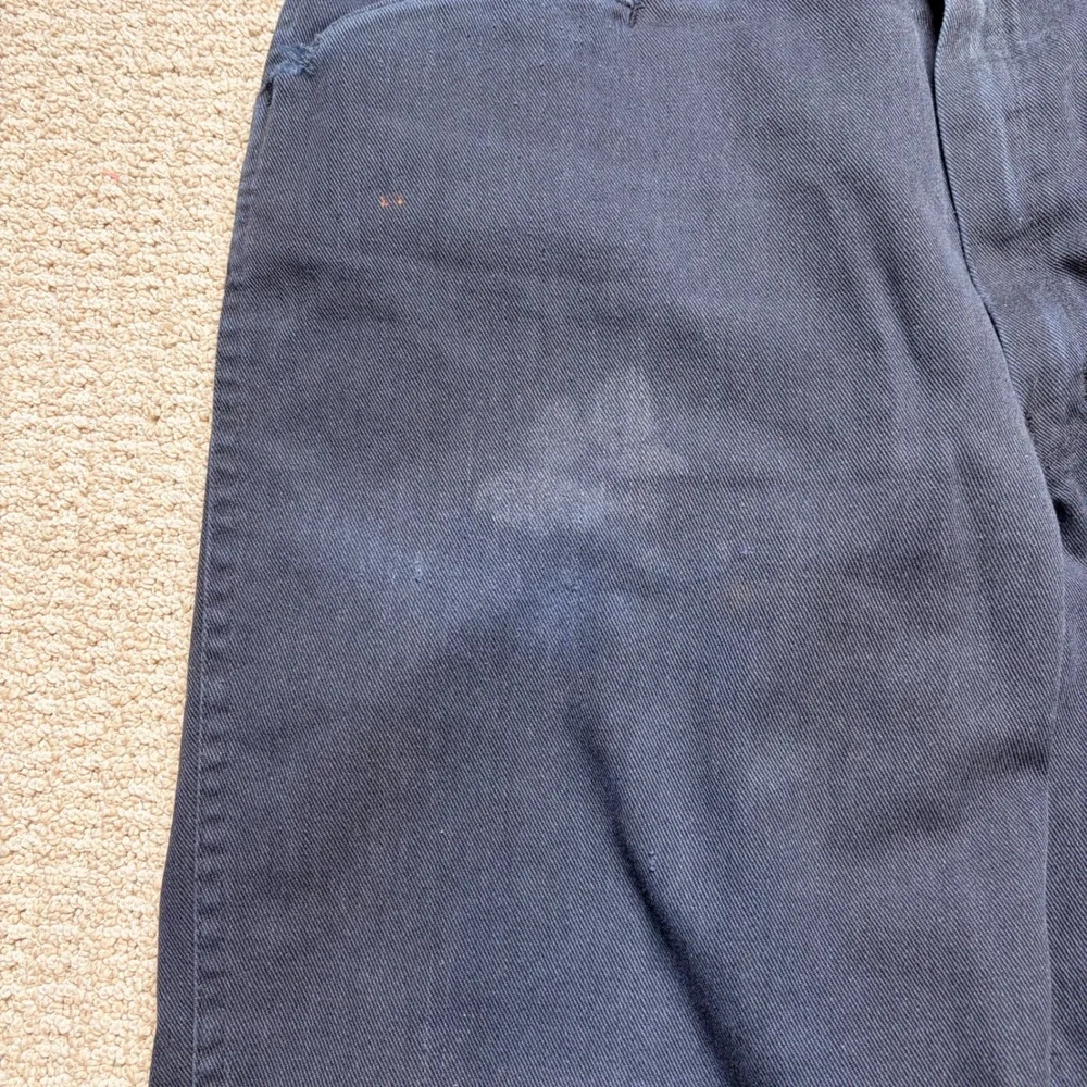 Ben Davis Vintage 40x31 Black Charcoal Pants Wide Leg Gorilla Logo Mens
